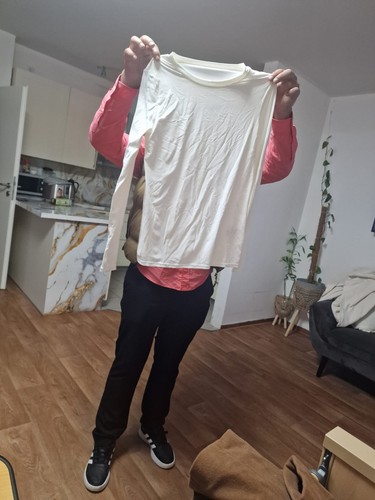 Weißes langarmshirt herren - weißes,