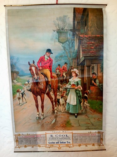 Antikes kalenderplakat 1912 - antikes,