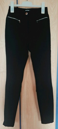 Schwarze high waist skinny - waist,