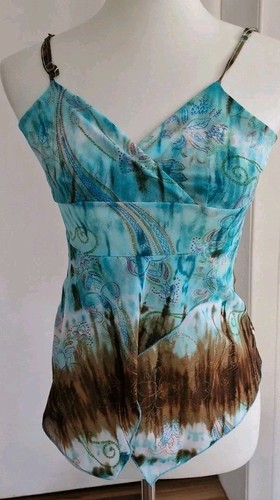 Damen chifon top - top, bluse,
