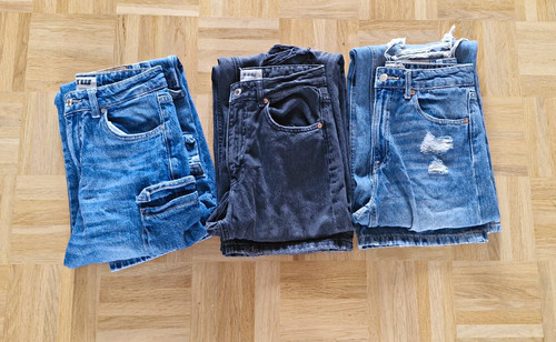 3er paket jeans xs - 34, baggy