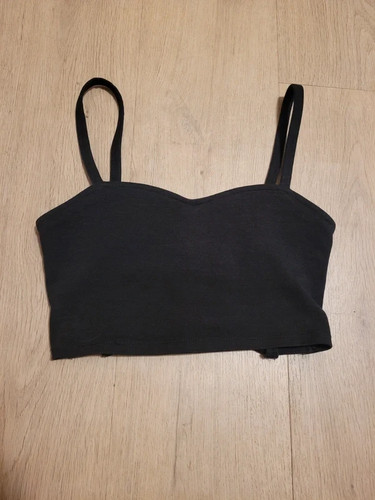 Schwarzes crop top - crop, gr.