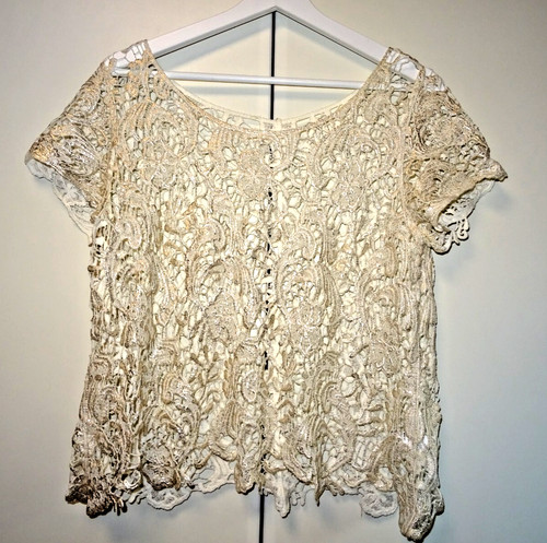 Halbtransparente bluse ajour - halbtransparente,