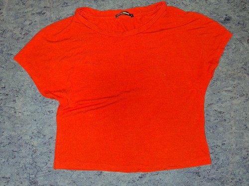 Rotes tally weijl shirt für - tally-weijl-t-shirt,
