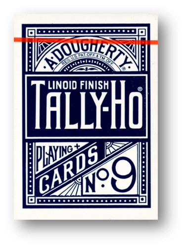 Tally fan back blue poker - tally,